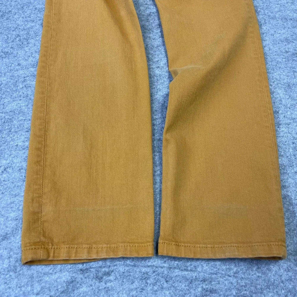 Tory Burch Ivy Super Skinny Jeans Mustard Yellow Denim Size 29 Casual Fall